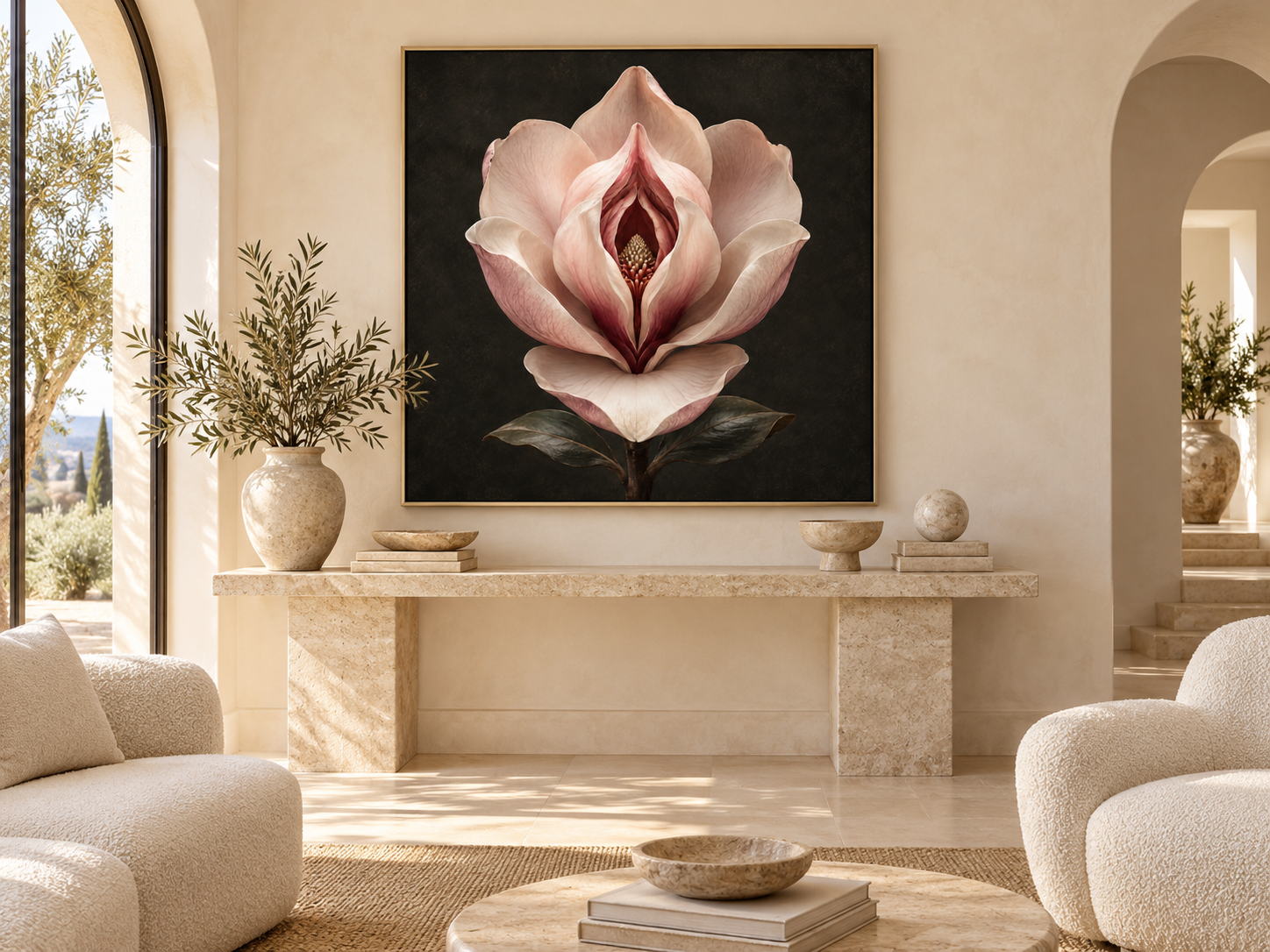 First Bloom shown in a bright contemporary living room
